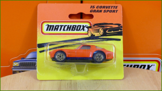 Matchbox Model Autíčka No.15 - Corvette Grand Sport (neotevřeno)
