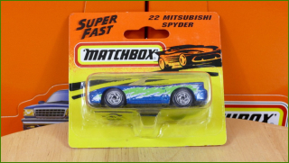Matchbox Model Autíčka (Made in Thailand) No.22 - Mitsubishi Spyder (neotevřeno)