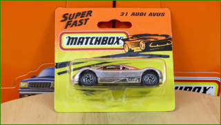 Matchbox Model Autíčka (Made in Thailand) No.31 - Audi Avus (neotevřeno)