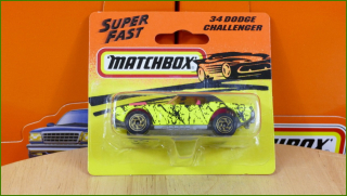 Matchbox Model Autíčka (Made in Thailand) No.34 - Dodge Challenger (neotevřeno)