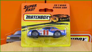 Matchbox Model Autíčka (Made in China) No.39 - T-Bird Stock Car (neotevřeno)