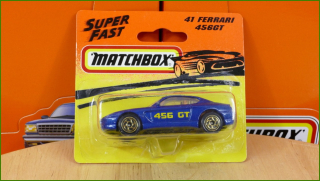 Matchbox Model Autíčka (Made in China) No.41 - Ferrari 456GT (neotevřeno)