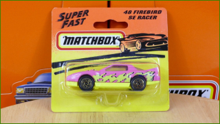 Matchbox Model Autíčka (Made in Thailand) No.48 - Firebird SE Racer (neotevřeno)