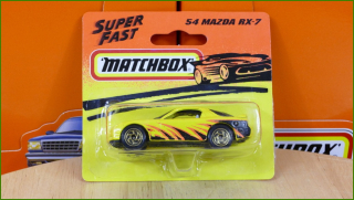 Matchbox Model Autíčka (Made in Thailand) No.54 - Mazda RX-7 (neotevřeno)
