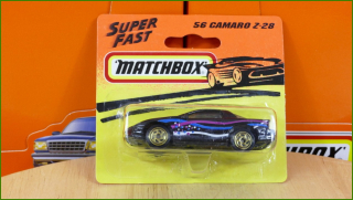 Matchbox Model Autíčka (Made in Thailand) No.56 - Camaro Z-28 (neotevřeno)