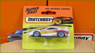 Matchbox Model Autíčka (Made in Thailand) No.60 - Toyota Supra (neotevřeno)