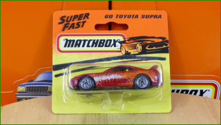 Matchbox Model Autíčka (Made in Thailand) No.60 - Toyota Supra (neotevřeno)