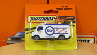 Matchbox Model Autíčka (Made in China) No.73 - TV News Truck (neotevřeno)