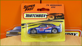 Matchbox Model Autíčka (Made in China) No.75 - Mercedes GTC (neotevřeno)