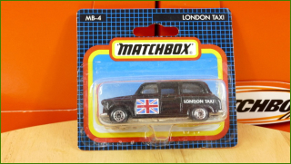 Matchbox Model Autíčka (Made in China) MB-4 - London Taxi