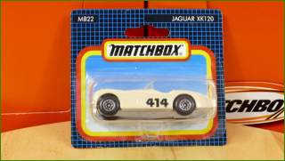 Matchbox Model Autíčka (Made in Thailand) MB-22 - Jaguar XK 120 