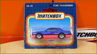 Matchbox Model Autíčka (Made in Thailand) MB-28 - Ford Thunderbird
