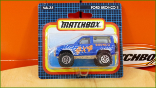 Matchbox Model Autíčka (Made in Thailand) MB-35 - Ford Bronco II