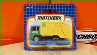 Matchbox Model Autíčka (Made in China) MB-36 - Refuse Truck