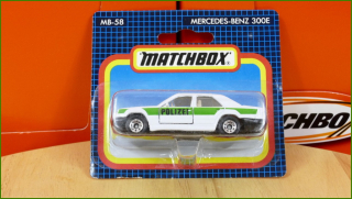 Matchbox Model Autíčka (Made in Thailand) MB-58 - Mercedes-Benz 300E