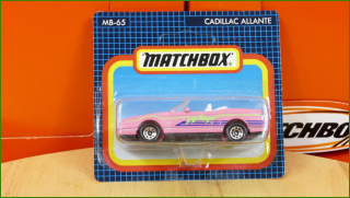 Matchbox Model Autíčka (Made in Thailand) MB-65 - Cadillac Allanté