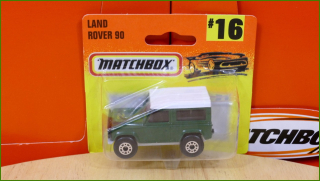 Matchbox Model Autíčka (Made in Thailand) No.16 - Land Rover 90
