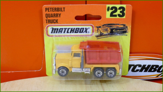 Matchbox Model Autíčka (Made in China) No.23 - Peterbilt Quarry Truck 