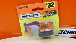 Matchbox Model Autíčka (Made in Thailand) No.32 - Excavator