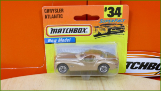 Matchbox Model Autíčka (Made in Thailand) No.34 - Chrysler Atlantic