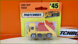 Matchbox Model Autíčka (Made in China) No.45 - Ford Skip Truck
