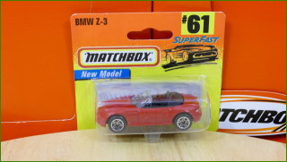 Matchbox Autíčko (Made in Thailand) No.61 - BMW Z-3
