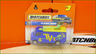 Matchbox Autíčko (Made in China) No.3 - TV News Truck