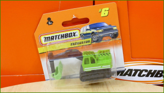 Matchbox Autíčko (Made in Thailand) No.6 - Excavator