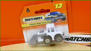 Matchbox Autíčko (Made in China) No.13 - Shovel Nose Tractor