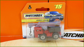 Matchbox Autíčko (Made in China) No.15 - Mobile Crane