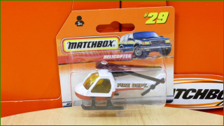 Matchbox Autíčko (Made in China) No.29 - Helicopter
