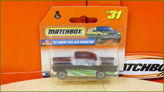 Matchbox Autíčko (Made in China) No.31 - ´57 Chevy Bel Air Hardtop
