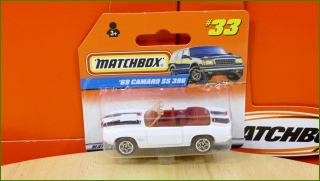 Matchbox Autíčko (Made in China) No.33 - ´69 Camaro SS 396