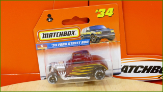 Matchbox Autíčko (Made in China) No.34 - ´33 Ford Street Rod