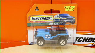 Matchbox Autíčko (Made in China) No.52 - Jeep 4x4