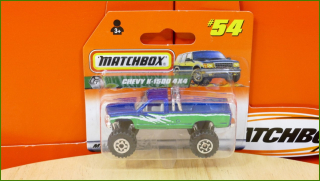 Matchbox Autíčko (Made in China) No.54 - Chevy K-1500 4x4