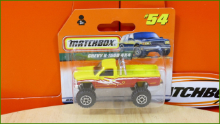 Matchbox Autíčko (Made in China) No.54 - Chevy K-1500 4x4