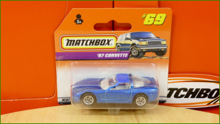 Matchbox Autíčko (Made in China) No.69 - ´97 Corvette