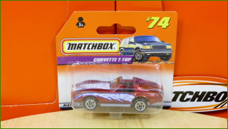 Matchbox Autíčko (Made in China) No.74 - Corvette T-Top