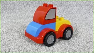 Lego Duplo autíčko z kostek
