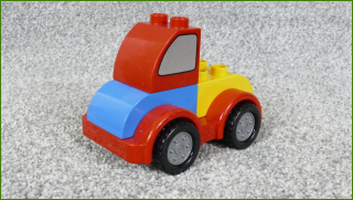 Lego Duplo autíčko z kostek