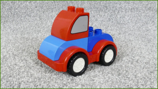 Lego Duplo autíčko z kostek