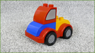 Lego Duplo autíčko z kostek