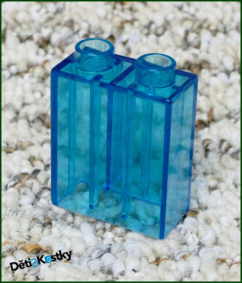 Lego® Duplo® Kostka 1x2x2 Průhledná Sv. Modrá