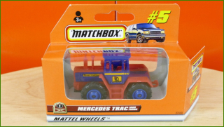 Matchbox Autíčko (Made in China) No.5 - MB-Trac 1600 Turbo