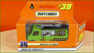Matchbox Autíčko (Made in China) No.39 - TV News Truck