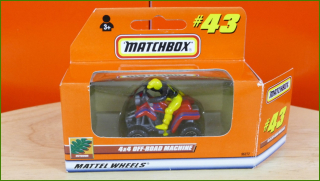 Matchbox Autíčko (Made in China) No.43 - 4x4 Off-Road Machine
