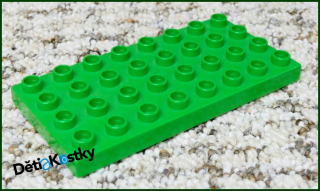 Lego® Duplo® Podložka/Destička 4x8 Světle Zelená