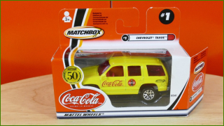 Matchbox Autíčko (Made in China) No.1 - ´97 Chevy Tahoe - 50th Anniversary