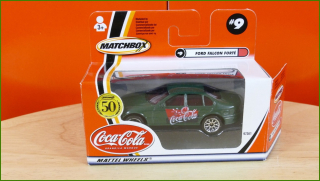 Matchbox Autíčko (Made in China) No.9 - Coca-Cola - Ford Falcon Forté- 50th Anniversary